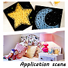   2Sets Star & Moon 3D DIY Nail String Art Kit Arts And Crafts for Adults DIY-PH0002-87-3