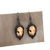 Zinc Alloy Glass Dangle Earrings FS-WG599E5-03-2