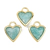 Natural Amazonite Faceted Pendants G-Z154-01G-03-1