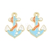 Alloy Enamel Pendants FIND-E057-01H-1