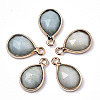Natural Amazonite Charms X-G-N326-50E-1