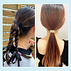 10Pcs 5 Colors Polyester Hair Accessories OHAR-TAD0001-04-6