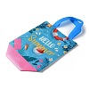 Summer Theme Printed Non-Woven Reusable Folding Gift Bags with Handle ABAG-F009-B03-2