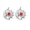 304 Stainless Steel Rhinestone Pendants STAS-Z166-24P-01-1