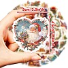 50Pcs Christmas Theme Cartoon Paper Stickers DIY-P085-06-4