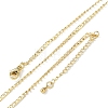 Brass Curb Chains Necklaces for Women NJEW-D302-39G-4