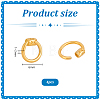 4Pcs Sterling Silver Locking Carabiner FIND-PH0026-94G-4