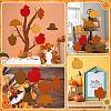 Thanksgiving Day Theme Unfinished Wood Cutouts WOOD-CJC0009-03-9
