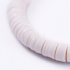 Handmade Polymer Clay Heishi Beads Stretch Bracelets X-BJEW-JB05086-02-3