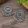 Alloy Flower Chandelier Earrings GG9850-1-4
