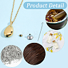 2Pcs 2 Colors 201 Stainless Steel Teardrop Memorial Urn Ashes Pendant Necklaces NJEW-CN0001-21-6