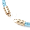 Nylon Round Cord Slider Bracelet Makings AJEW-JB01537-3