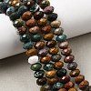 Natural Ocean Agate/Ocean Jasper Beads Strands G-C259-A32-5x8mm-2