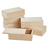 Rectangle Unfinished Wood Gift Storage Box LS-CON-WH0094-38A-1