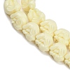 Synthetic Coral Carved Beads Strands CORA-R050-03-3