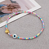 Macaron Glass Seed Beaded Stretch Bracelets JJ3447-3