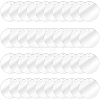 100Pcs Transparent Acrylic Pendants OACR-SC0002-99A-1