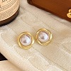 Alloy Stud Earrings AL-CBA34F2-01C-1