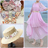 1 Set Polyester Flower Printed Ribbon OCOR-CY0002-38B-4