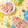200Pcs 5 Colors Handmade Polymer Clay Bead CLAY-TA0002-14-6