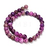 Dyed Natural White JadeImitation Charoite Smooth Round Beads Strands GG-CBA3334-A01-10mm-4
