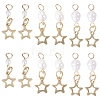 30Pcs 3 Styles Natural Cultured Freshwater Pearl & 201 Stainless Steel Pendants PALLOY-TAC0316-1