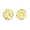 Rack Plating Brass Micro Pave Clear Cubic Zirconia Beads KK-NH0001-10A-G-1