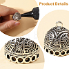 16Pcs Tibetan Style Zinc Alloy Pendant Bails FIND-CA0011-75C-4