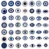 Evil Eye PVC Paper Sticker Labels EVIL-PW0004-08-2