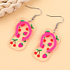 Acrylic Dangle Earrings FS-WGF1684-03-1