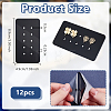 12Pcs 10-Hole Acrylic Earring Display Cards EDIS-OC0001-10B-2