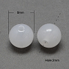 Imitation Jade Acrylic Beads SACR-S188-08mm-11-1