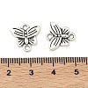 Butterfly Tibetan Style Alloy Links connectors TIBE-5369-AS-LF-4
