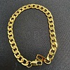 Alloy Cuban Curb Chains Necklaces & Bracelets Sets for Men WG37A02-01-4