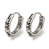 316 Surgical Stainless Steel Hoop Earrings EJEW-D096-23E-AS-1