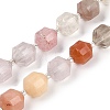 Natural Rutilated Quartz Beads Strands G-O201B-151H-2