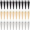 Unicraftale 30Pcs 3 Style Stainless Steel Pendants STAS-UN0037-76-1