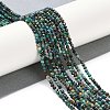 Natural Chrysocolla and Lapis Lazuli Beads Strands X-G-P542-A03-02-2