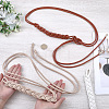 3Pcs 3 Colors PU Leather Rope Knot Tie Waist Belly Belts for Women AJEW-CL0003-71A-3