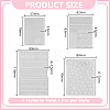 4Pcs 4 Styles Silicone Molds MRMJ-HY0001-43-2