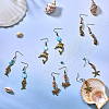 DIY Retro Ocean Theme Earring Making Kits DIY-SC0013-30-5