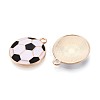 Alloy Enamel Pendants ENAM-T025-01G-01-2