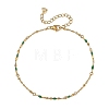 304 Stainless Steel Link Chains Anklets AJEW-AN00841-4