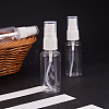 BENECREAT 30ml Transparent PET Plastic Refillable Spray Bottle MRMJ-BC0001-50-6