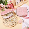 Velvet Jewelry Storage Zipper Bags with Tassel ABAG-WH0045-76-5