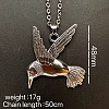 Vintage Alloy Flying Bird Pendant Necklaces for Men Women LS-SG2884-2
