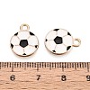 Alloy & Enamel Pendants ENAM-T021-71G-3