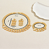 Vintage Alloy Chunky Link Choker Necklace & Earrings & Bracelet Set SY4880-2