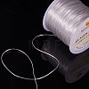 60m Elastic Stretch Polyester Threads with Sharp Steel Scissors Jewelry Bracelets Craft Cords 2 Rolls and 1 Random Color String Cutter TOOL-PH0001-02-5