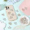24Pcs 4 Styles Alloy Glass Cabochons FIND-ME0003-94-4